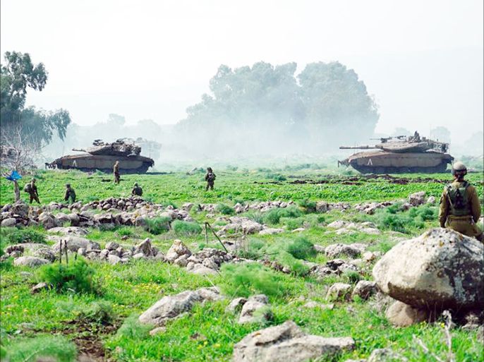 سلسلة تمارين للجيش الإسرائيلي خلال شهر شباط/فبراير 2018، في منطقة الجولان المحتل، لرفع حالة الجاهزية في القيادة العسكرية الشمالية اندلاع مواجهة عسكرية على أكثر من جبهة.