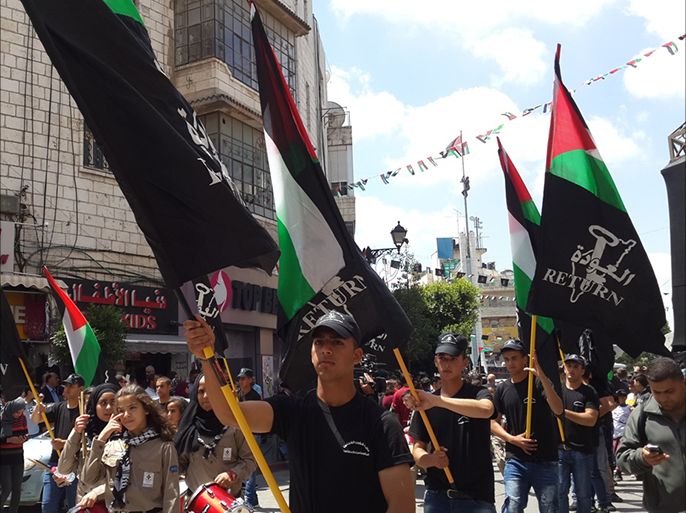 الفلسطينيون يحيون النكبة بمسيرات إلى القدس