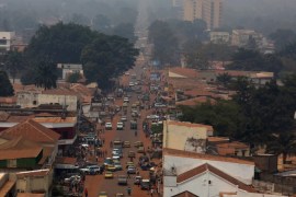 A general view shows a part of the capital Bangui, Central African Republic, February 16, 2016. REUTERS/Siegfried Modola