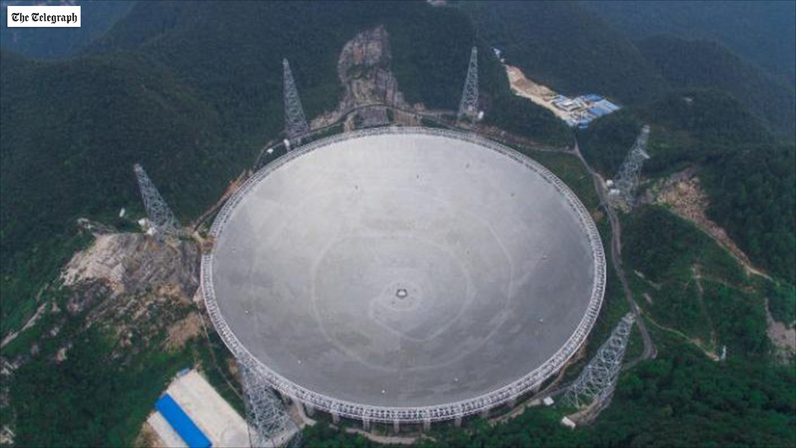 ‪أكبر تلسكوب أرضي في العالم بالصين‬ أكبر تلسكوب أرضي في العالم بالصين (الصحافة البريطانية-أرشيف)