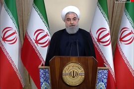 كلمة الرئيس الإيراني حسن روحاني ردا على ترامب - الانسحاب من الاتفاق النووي