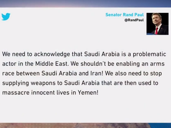 السناتور بول راند ينتقد السعودية.png