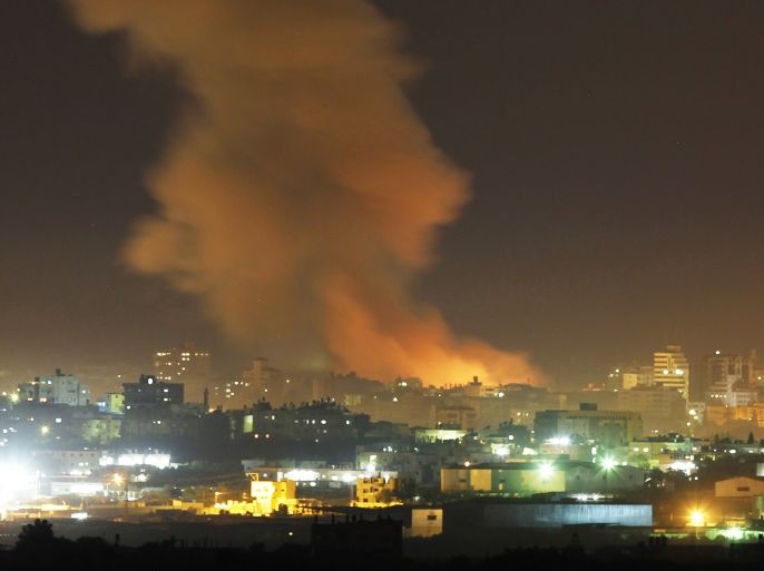 مدونات - أرشيف قصف غزة ليلا 2012