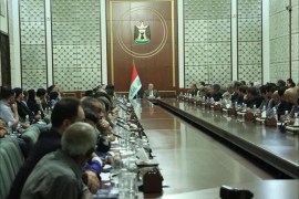 إجتماع للحكومة العراقية بحضور رئيس الوزراء حيدر العبادي