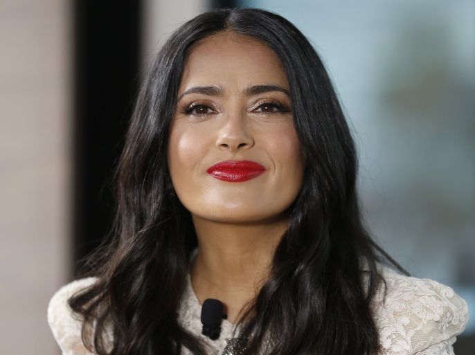 71st Cannes Film Festival - Photocall Kering Women in Motion - Cannes, France May 13, 2018. Salma Hayek poses. REUTERS/Regis Duvignau