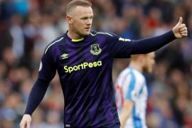Soccer Football - Premier League - Huddersfield Town v Everton - John Smith's Stadium, Huddersfield, Britain - April 28, 2018 Everton's Wayne Rooney REUTERS/Darren Staples EDITORIAL USE ONLY. No use with unauthorized audio, video, data, fixture lists, club/league logos or