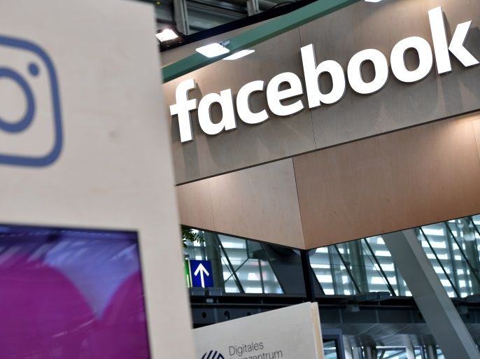 HANOVER, GERMANY - JUNE 12: The Instagram and Facebook logos are displayed at the 2018 CeBIT technology trade fair on June 12, 2018 in Hanover, Germany. The 2018 CeBIT is running from June 11-15. (Photo by Alexander Koerner/Getty Images)