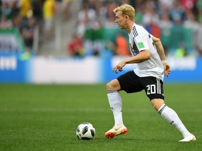 MOSCOW, RUSSIA - JUNE 17: Julian Brandt of Germany during the 2018 FIFA World Cup Russia group F match between Germany and Mexico at Luzhniki Stadium on June 17, 2018 in Moscow, Russia. (Photo by Dan Mullan/Getty Images)