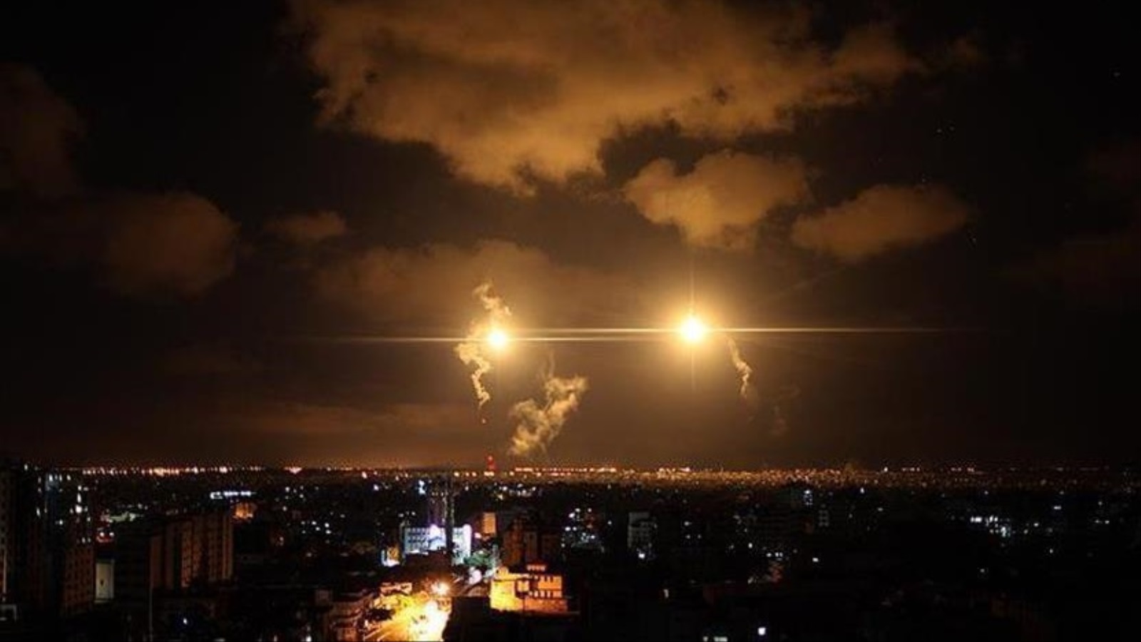 طائرات إسرائيلية تقصف موقعا عسكريا لحماس شمالي غزة (الأناضول)