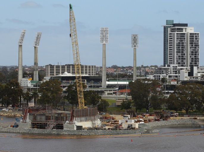 PERTH, AUSTRALIA - OCTOBER 29: A view of the WACA is seen from a 5th level viewing deck during the new Perth Stadium Tour on October 29, 2016 in Perth, Australia. (Photo by Paul Kane/Getty Images)