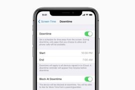 ios12 screen time downtime