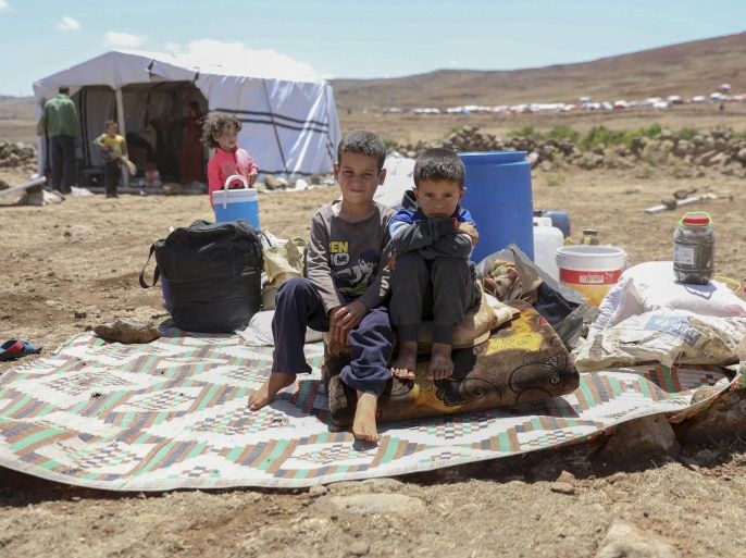 مدونات - لاجئ نازحو درعا أطفال سوريا