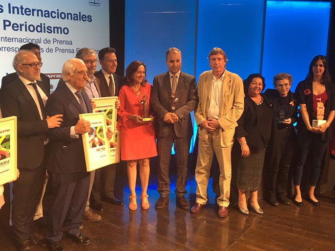 بيان صحفي | الجزيرة تفوز بجائزة اتحاد مراسلي الصحافة الأجنبية بإسبانيا