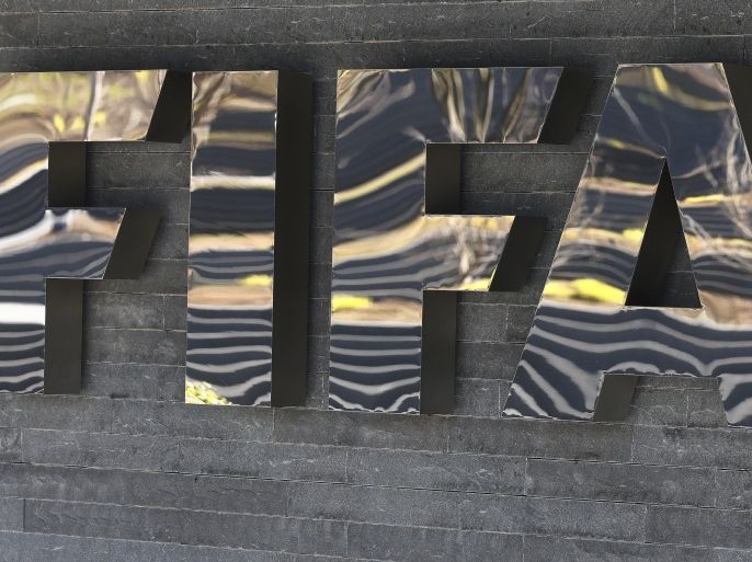 The FIFA logo is seen at the FIFA headquarters in Zurich, Switzerland March 18, 2016. REUTERS/Ruben Sprich Picture Supplied by Action Images