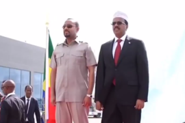 رئيس الوزراء الإثيوبي أبي أحمد علي الرئيس الصومالي عبد الله محمد فرماجو
