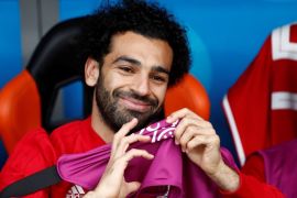 Soccer Football - World Cup - Group A - Egypt vs Uruguay - Ekaterinburg Arena, Yekaterinburg, Russia - June 15, 2018 Egypt's Mohamed Salah before the match REUTERS/Damir Sagolj