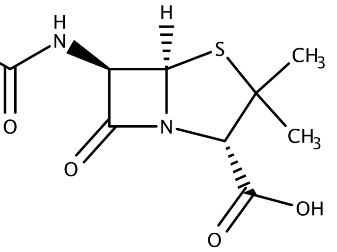Penicillin التركيب الكيميائي للبنسلين (بيكسابي)