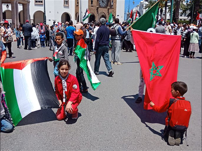 الصورة 2: قرار بلدية أكادير ينبيء عن عمق العلاقة التاريخية بين المغاربة و فلسطين .