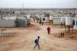 epa06518842 A general view of the Zaatari refugee camp, Jordan, 12 February 2018. Some 80 thousand Syrian refugees are housed in Zaatari camp. UNHCR High Commissioner Filippo Grandi, on 12 February, visited the camp and exchanged with some of the Syrian refugees living there. He also paid a visit to its recently installed solar energy generated electricity plant, and the employment office that opened a few months earlier to provide work and permits for Syrian refugees o