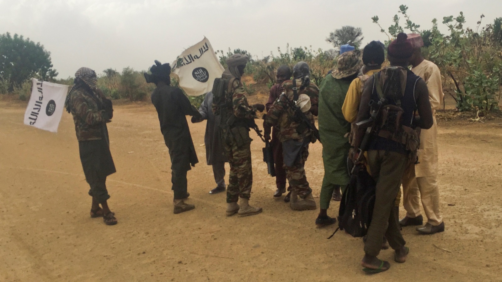 مجموعة من المسلحين ينتمون لجماعة بوكو حرام (رويترز)