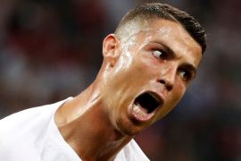Soccer Football - World Cup - Round of 16 - Uruguay vs Portugal - Fisht Stadium, Sochi, Russia - June 30, 2018 Portugal's Cristiano Ronaldo reacts REUTERS/Murad Sezer TPX IMAGES OF THE DAY