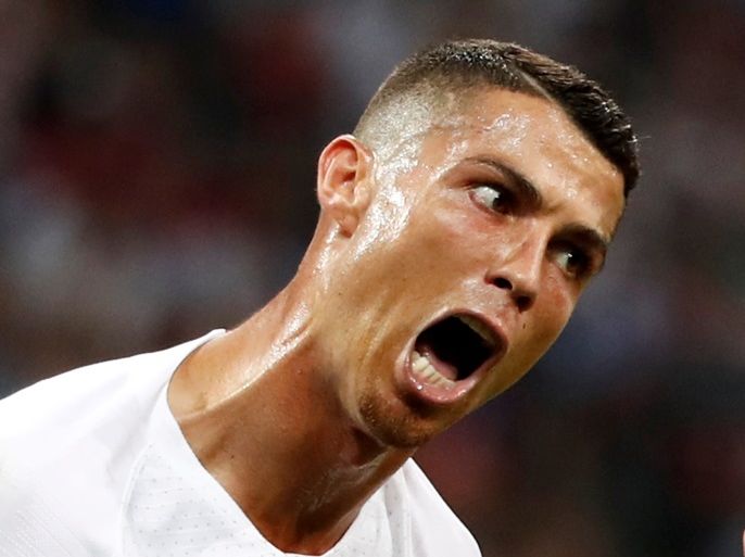 Soccer Football - World Cup - Round of 16 - Uruguay vs Portugal - Fisht Stadium, Sochi, Russia - June 30, 2018 Portugal's Cristiano Ronaldo reacts REUTERS/Murad Sezer TPX IMAGES OF THE DAY