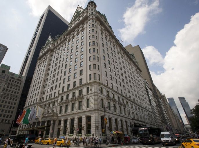 The Plaza Hotel is seen in midtown Manhattan in New York August 19, 2015. REUTERS/Brendan McDermid