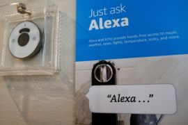 Prompts on how to use Amazon's Alexa personal assistant are seen in an Amazon ‘experience center’ in Vallejo, California, U.S., May 8, 2018. Picture taken on May 8, 2018. REUTERS/Elijah Nouvelage