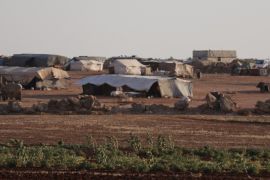 A view of tents at a refugee camp for the internally displaced Syrians in Idlib province, Syria July 30, 2018. Picture taken July 30, 2018. REUTERS/ Khalil Ashawi