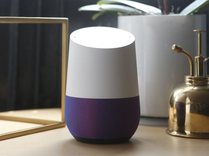 Google Home is displayed during the presentation of new Google hardware in San Francisco, California, U.S. October 4, 2016. REUTERS/Beck Diefenbach