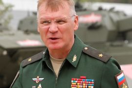 Chief of the directorate of media service and information of the Russian Defence Ministry, Major-General Igor Konashenkov attends the annual international military-technical forum