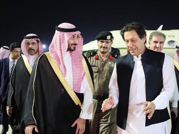صورة لعمران خان وهو يزور السعودية - وكالة الأنباء السعودية