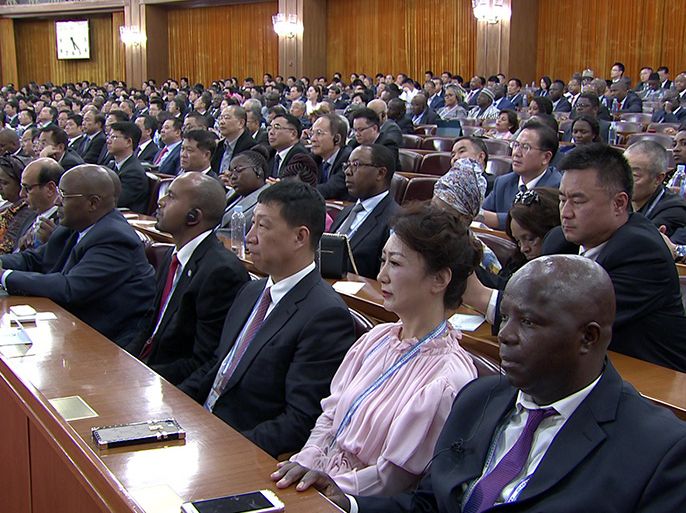 مشهد من جلسات منتدى التعاون الصيني الأفريقي