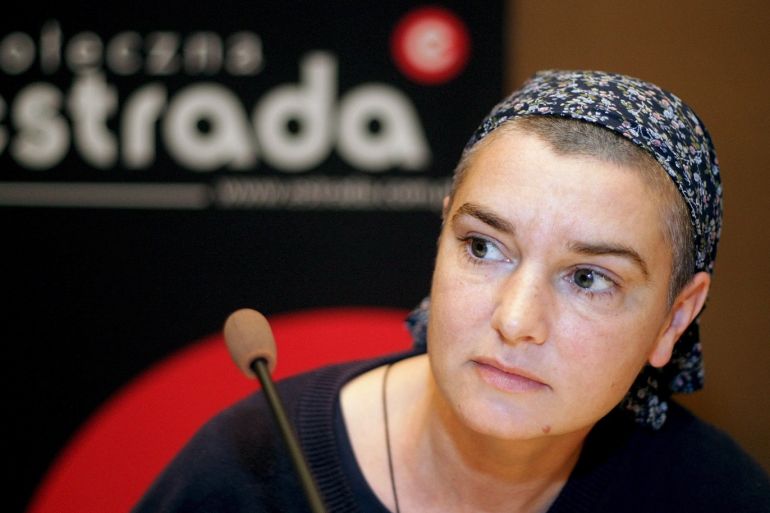 A file picture dated 30 May 2008 shows Irish singer and author Sinead O'Connor