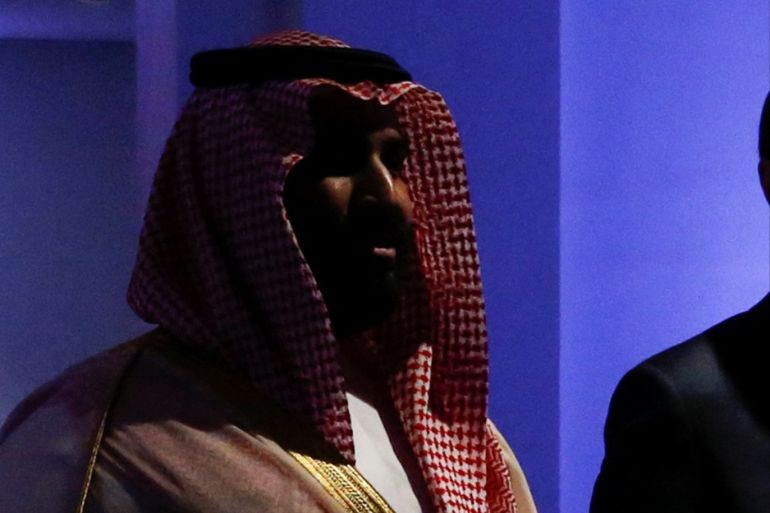 Saudi Arabia's Deputy Crown Prince Mohammed bin Salman escorts White House senior advisor Jared Kushner at the Global Center for Combatting Extremist Ideology in Riyadh, Saudi Arabia May 21, 2017. Picture taken May 21, 2017. REUTERS/Jonathan Ernst