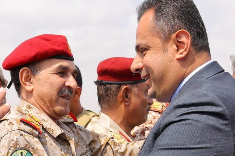 وصول رئيس الوزراء الجديد معين عبد الملك إلى عدن - وكالة سبأ