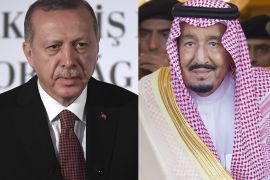 الرئيس التركي رجب طيب أردوغان و الملك سلمان
