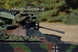 MUNSTER, GERMANY - SEPTEMBER 28: The rocket launcher MILAN of the Bundeswehr, the German armed forces, is seen during a presentation at a three-day Bundeswehr exercise on September 28, 2018 near Munster, Germany. According to media reports the German government is planning to increase defense spending by 40% to EUR 60 billion annually between 2019 and 2023. (Photo by Alexander Koerner/Getty Images)