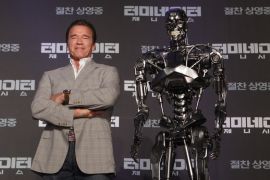 SEOUL, SOUTH KOREA - JULY 02: Arnold Schwarzenegger attends the Seoul Press Conference of 'Terminator Genisys' at the Ritz Carlton Hotel on July 2, 2015 in Seoul, South Korea. (Photo by Chung Sung-Jun/Getty Images for Paramount Pictures International)