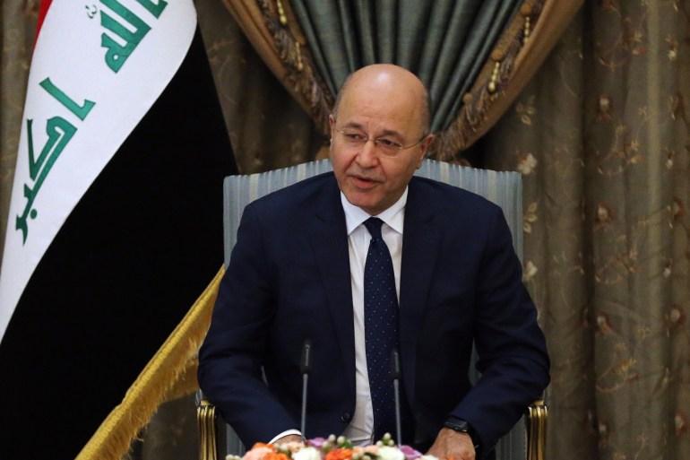 Iraq's new President Barham Salih takes office- - BAGHDAD, IRAQ - OCTOBER 03: (----EDITORIAL USE ONLY – MANDATORY CREDIT -
