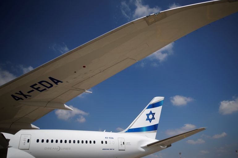 The first of Israel's El Al Airlines order of 16 Boeing 787 Dreamliner jets lands at Ben Gurion International Airport, near Tel Aviv, Israel August 23, 2017. REUTERS/Amir Cohen