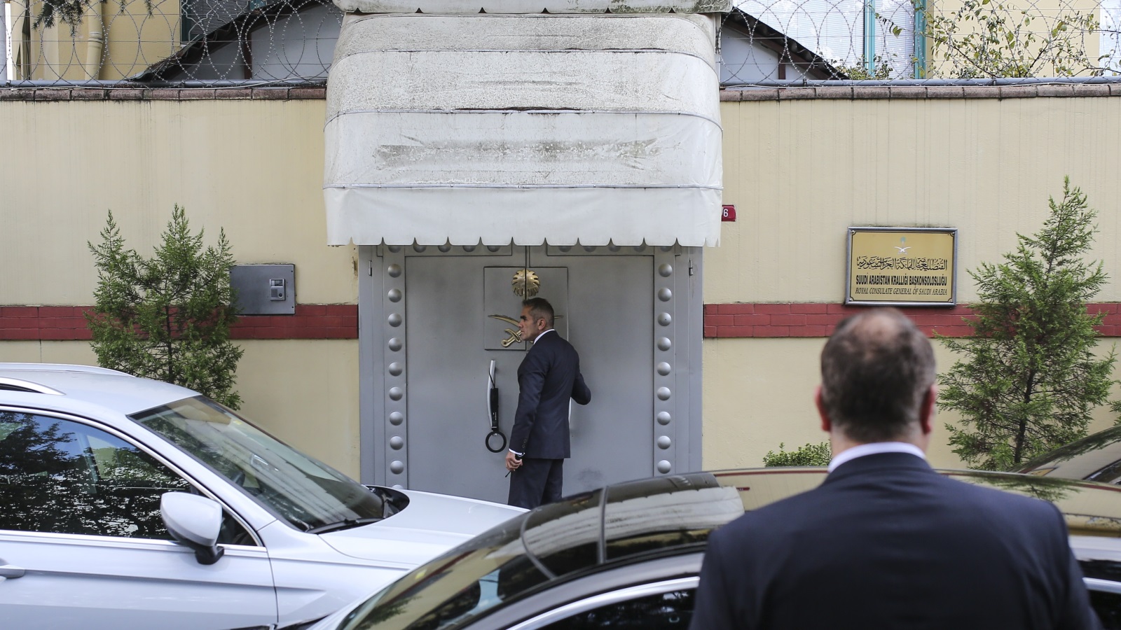 ‪(غيتي)‬ مقر القنصلية السعودية في إسطنبول أين نفذت جريمة خاشقجي