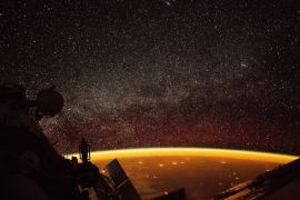 NASA orange airglow (NASA)