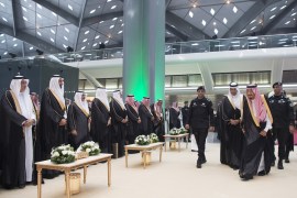 Opening ceremony of the Haramain rail line in Saudi Arabia- - JEDDAH, SAUDI ARABIA - SEPTEMBER 25: (----EDITORIAL USE ONLY – MANDATORY CREDIT -