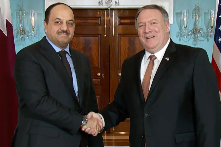 pompeo meets with qatari deputy al attiyah - المصدر الخارجية الأمريكية