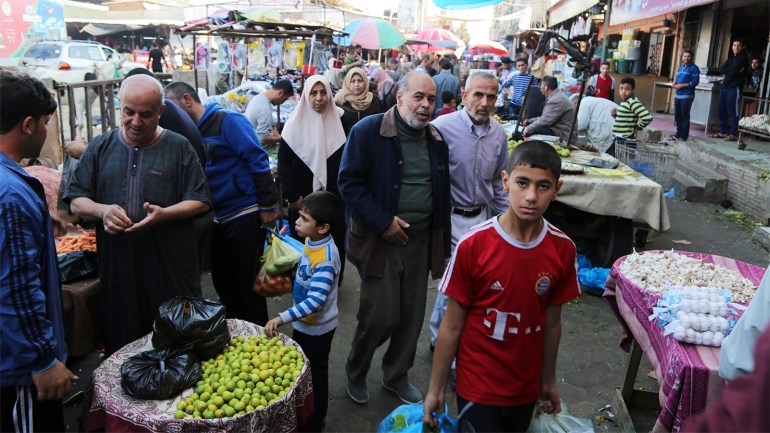 1. غزة، نوفمبر 2018، سوق الزاوية الشعبي.