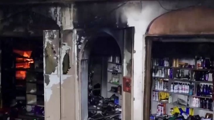 حريق هائل يحيل سوق القيصرية بكركوك لرماد وركام