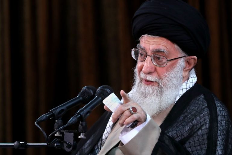 Iranian Supreme Leader Ali Khamenei - - TEHRAN, IRAN - JULY 21: (----EDITORIAL USE ONLY – MANDATORY CREDIT - IRANIAN SUPREME LEADER PRESS OFFICE / HANDOUT