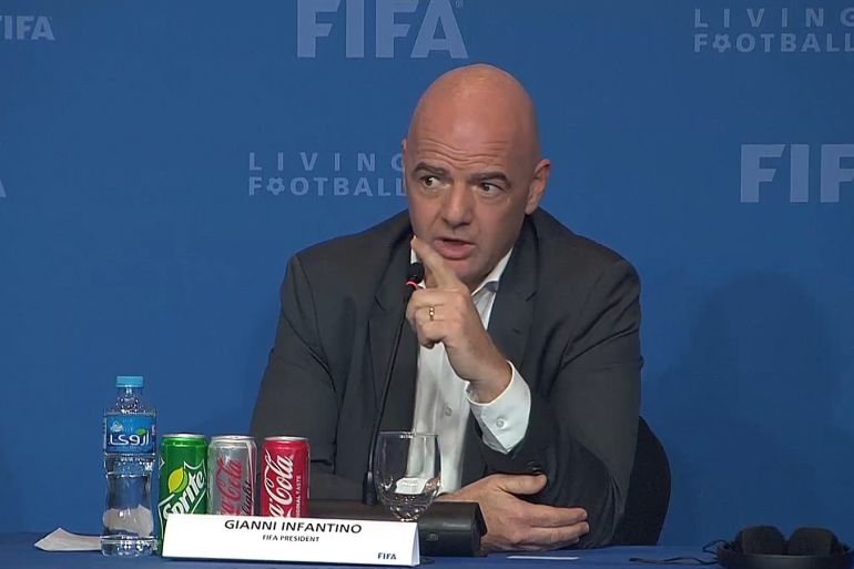 إنفانتينو يحسم: زيادة منتخبات مونديال 2022 بالتشاور مع قطر