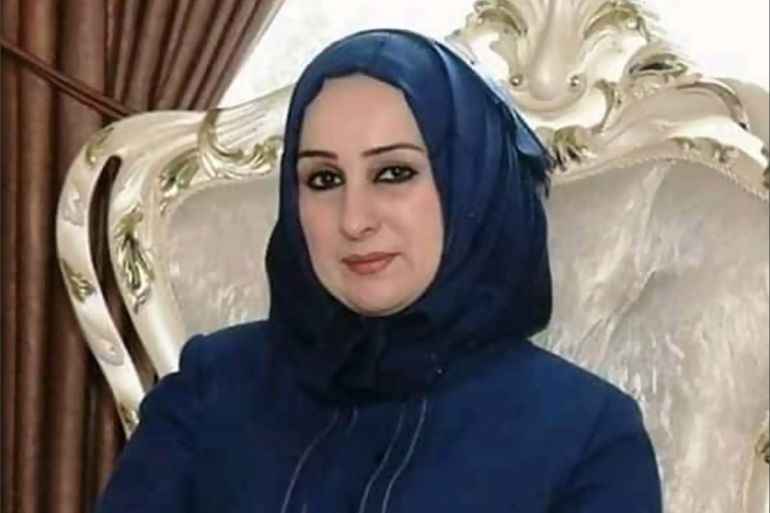 شيماء الحيالي وزيرة التربية العراقية المستقيلة